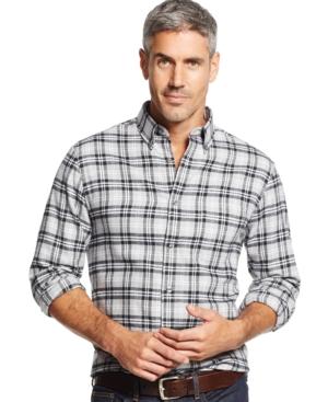 John Ashford Plaid Long-sleeve Shirt, Only At Macy's