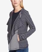 Tommy Hilfiger Open-front Hooded Jacket, Created For Macy's
