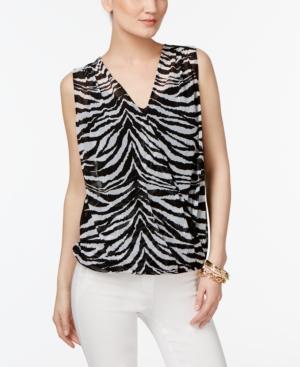 Inc International Concepts Faux-wrap Top, Only At Macy's