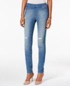 Style & Co. Ripped Skinny Pull-on Jeggings, Only At Macy's