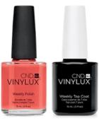 Creative Nail Design Vinylux Desert Poppy Nail Polish & Top Coat (two Items), 0.5-oz, From Purebeauty Salon & Spa