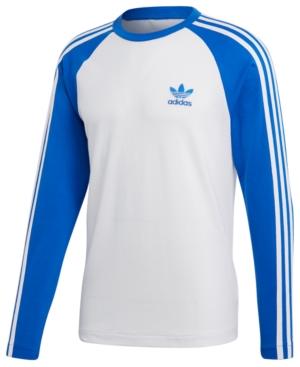 Adidas Men's Originals Colorblocked Long-sleeve T-shirt