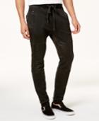 True Religion Men's Tapered Fleece Moto Sweatpants