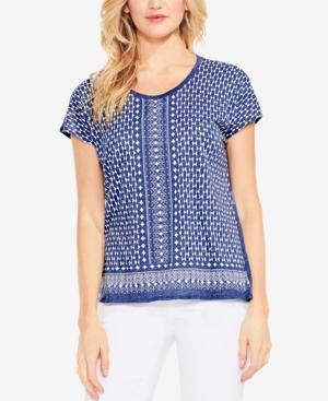 Vince Camuto Geo-print Top