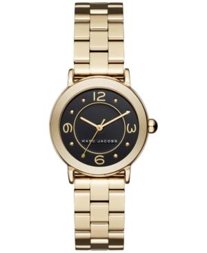 Marc By Marc Jacobs Women's Riley Gold-tone Stainless Steel Bracelet Watch 28mm Mj3513