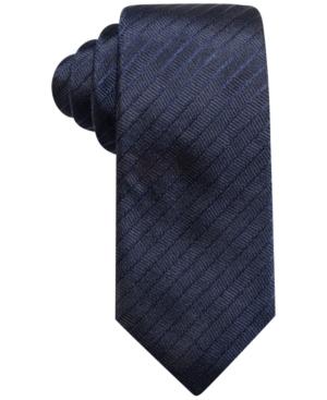 Alfani Men's Stripe Silk Slim Tie, Created For Macy's