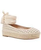 Jessica Simpson Mikaela Espadrille Lace-up Platform Flats Women's Shoes