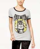 Warner Bros Juniors' Batman Graphic Ringer T-shirt