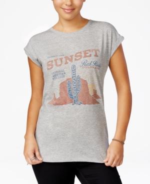 Ntd Juniors' Sunset Desert Graphic T-shirt