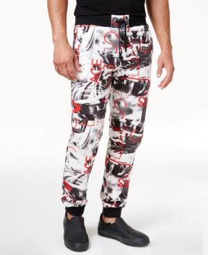 Versace Jeans Men's Graphic Print Drawstring Jogger Pants