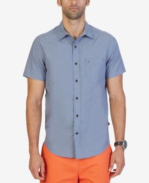 Nautica Men's Classic-fit Micro-gingham Shirt