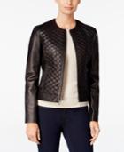 Cole Haan Quilted Leather Jacket