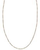 "14k Pink Gold Necklace, 16-20"" Box Chain"