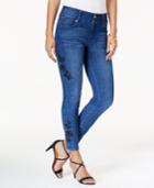 Thalia Sodi Embroidered Skinny Jeans, Created For Macy's