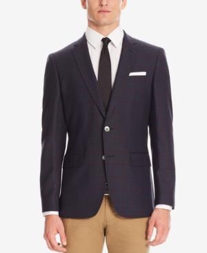 Boss Men's Slim-fit Windowpane Sport Coat