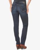 Silver Jeans Elyse Dark Blue Wash Straight-leg Jeans