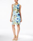 Inc International Concepts Floral-print Sheath Dress, Created For Macy's