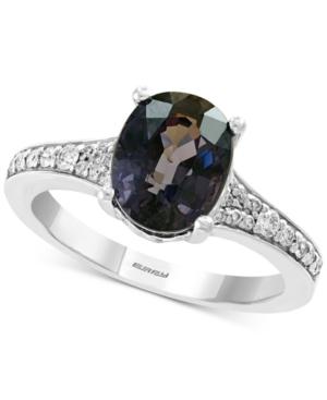 Effy Grey Spinel (3-1/6 Ct. T.w.) & Diamond Ring In 14k White Gold