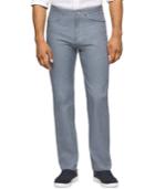 Calvin Klein Men's Five-pocket Slub-twill Slim-fit Pants