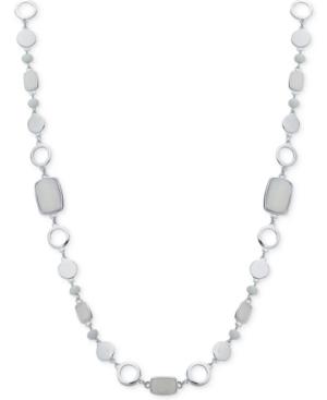 Nine West Silver-tone Long Necklace