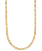 22 Inch Cuban Link Chain Necklace 7mm In 14k Gold