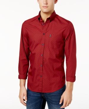 Ben Sherman Men's Polka Dot Slim-fit Shirt