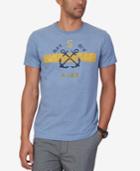 Nautica Men's Crossed Anchor Graphic-print T-shirt