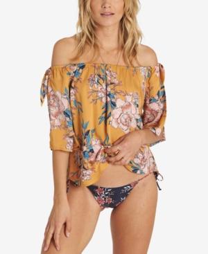 Billabong Juniors' Printed Off-the-shoulder Top