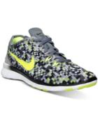 Nike Women's Free 5.0 Tr Fit 5 Print Training Sneakers From Finish Line