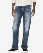 Silver Jeans Co. Men's Zac Relaxed Straight Fit Stretch Jeans
