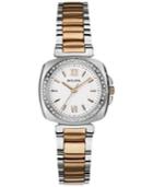 Bulova Women's Diamond Accent Two-tone Stainless Steel Bracelet Watch 30mm 98r206