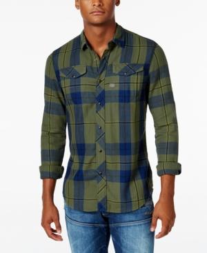 Gstar Men's Long-sleeve Tacoma Plaid Shirt