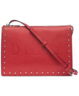 Dkny Commuter Zip Logo Crossbody, Created For Macy's