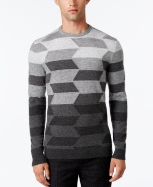 Alfani Collection Men's Ombre Chevron Sweater, Regular Fit, Only At Macy's