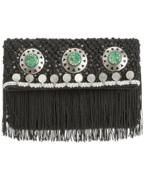 Sam Edelman Lisa Foldover Macrame Clutch