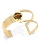 Danielle Nicole Gold-tone Two Minds Cutout Cuff