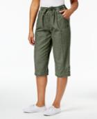 Karen Scott Kiera Cotton Skimmer Shorts, Created For Macy's