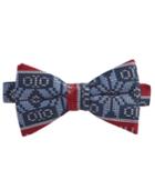 Celebrate Shop Men's Snowflake And Reindeer Bow Tie, Only At Macy's