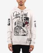 Punk Royal Men's Graphic-print Patch Hooded Sweatshirt