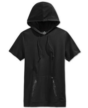 American Rag Men's Short-sleeve Hooded Fleece Sweatshirt