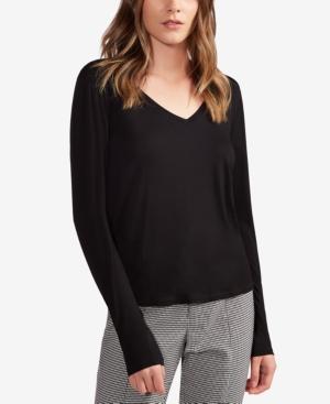 Avec Les Filles V-neck Long-sleeve Top