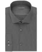 Calvin Klein X Extra Slim-fit Smoke Pindot Dress Shirt