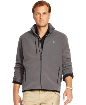Polo Ralph Lauren Big And Tall Microfleece Track Jacket
