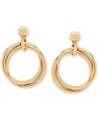 Multi-ring Doorknocker Earrings In 14k Gold