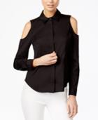 Bar Iii Cold-shoulder Shirt, Only At Macy's