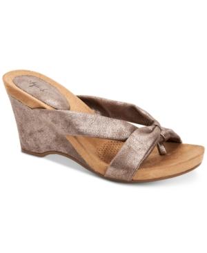 Style & Co Chickaa Wedge Sandals, Created For Macy's Women's Shoes