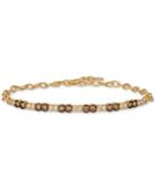 Le Vian Chocolate & Nude Diamond Link Bracelet (1-1/5 Ct. T.w.) In 14k Gold
