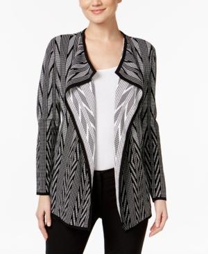 Calvin Klein Jacquard Flyaway Cardigan