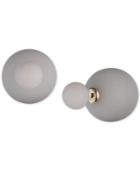 Anne Klein Rubber Ball Front And Back Earrings