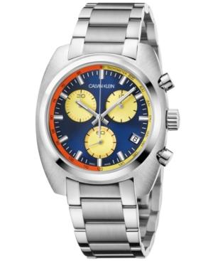 Calvin Klein Men's Swiss Chronograph Achieve Stainless Steel Bracelet Watch 40mm X 49.75mm